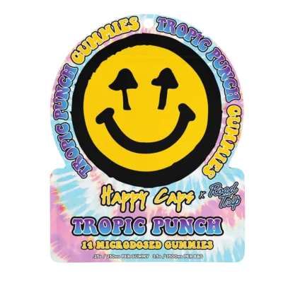 Happy Caps x Road Trip Microdosed Gummies Tropic Punch 14ct