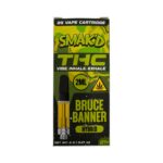 Smak’d THC Vape Cartridge 2G Bruce Banner Hybrid hemp-derived cannabinoids vape cart