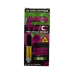 Smak’d THC Vape Cartridge 2G Strawberry Bubbles Sativa hemp-derived cannabinoids vape cart