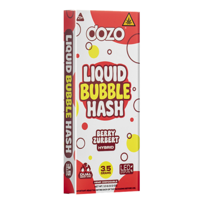 Dozo Liquid Bubble Hash THCP D9 Disposable Vape 3.5G