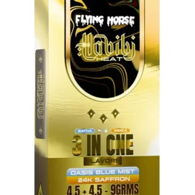 Flying Horse Habibi Heat Edition 3-in-1 Vape 9G Oasis Blue Mist 24K Saffron