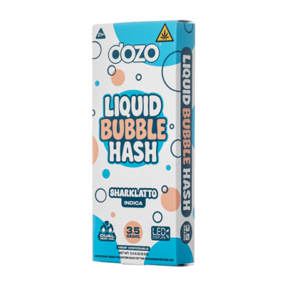 Dozo Liquid Bubble Hash disposable vape 3.5g Sharklatto indica