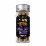 Alien Exotics THC-A Diamond Infused Mini Series Pre-Rolls Black Edition Milky Way Indica 33.14% THCA 5 Pack