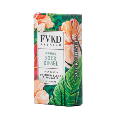 FVKD Sour Diesel THCA Badder Disposable Vape 3.5G