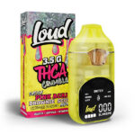 loud-thca-crumble-3.5g-disposable-pink-acai-brownie-scout