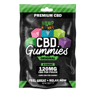 Hemp Bombs – Original CBD Gummies – 120-1500mg- Assorted Fruit Flavors