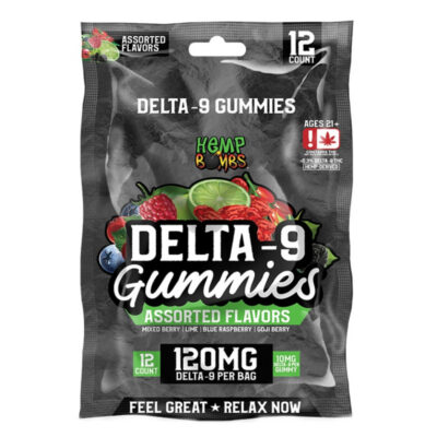 Hemp Bombs – Delta-9 THC Gummies  – 120-500mg – Assorted Flavors