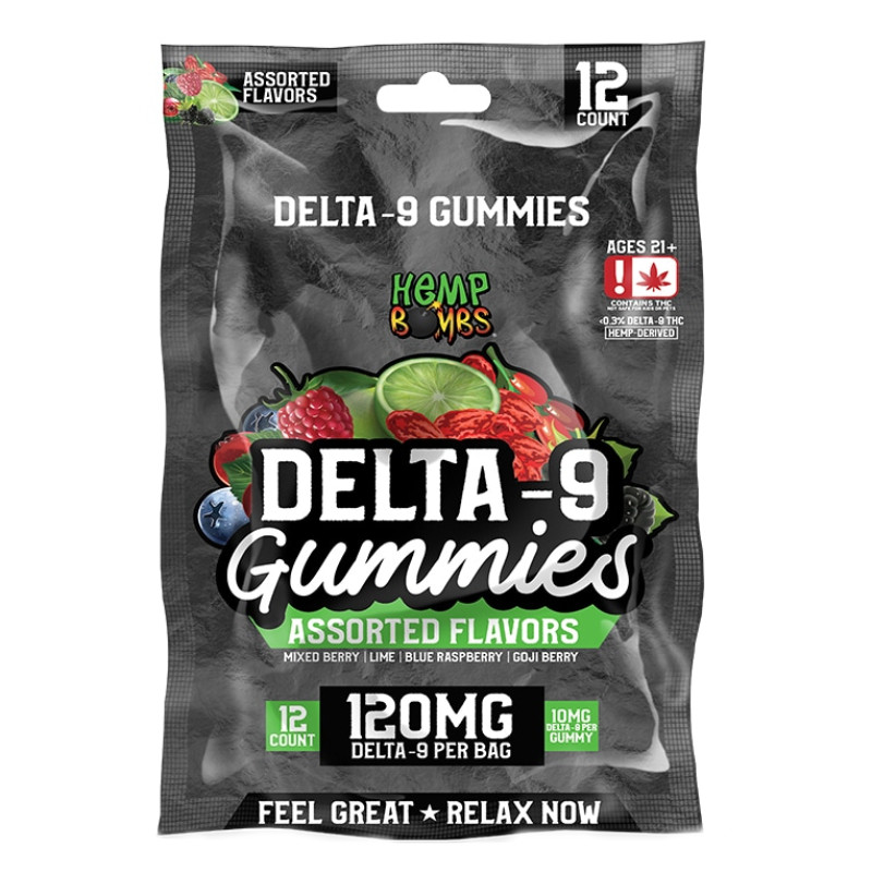 Hemp Bombs Delta9 THC Gummies Assorted Flavors