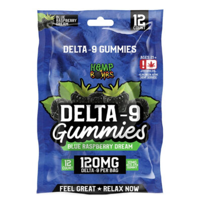 Hemp Bombs – Delta9 THC Gummies - Blue Raspberry Dream - 120-500mg