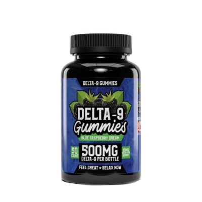 Hemp Bombs – Delta9 THC Gummies - Blue Raspberry Dream - 500mg