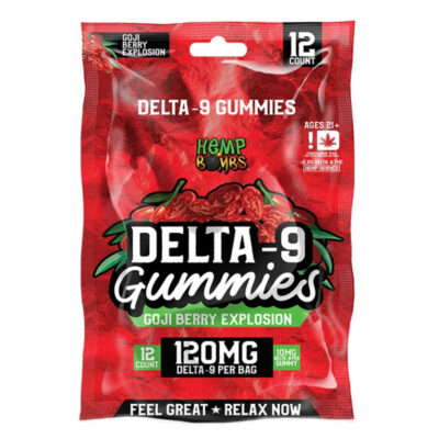 Hemp Bombs – Delta-9 THC Gummies - Goji Berry Explosion - 120-500mg