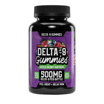 Hemp Bombs – Delta-9 Gummies - Mixed Berry Mayhem – 120-500mg