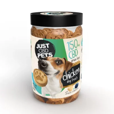 Just CBD Pets – Dog Treats – CBD – Chicken Flavor – 150mg