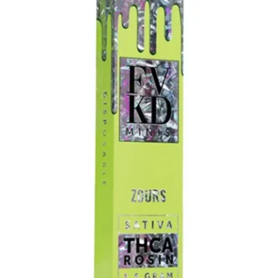 FVKD Minis THCA Rosin Disposable 1.5G Zours Sativa - Online
