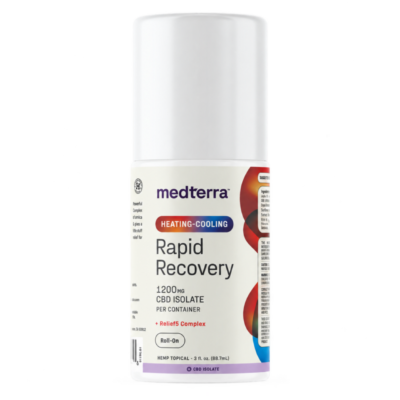 Medterra Rapid Recovery CBD Heating + Cooling Roll-On 1200mg