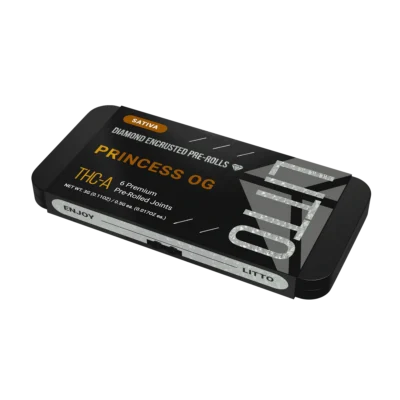 LITTO Diamond Encrusted Pre Rolls 3G Princess OG