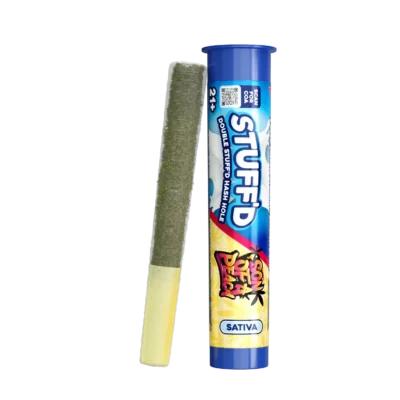 Stuff’d - Double Stuff’d Hash Hole - THCA Preroll - Son of a Peach / Funky Charms / Cookies Casket - 2g