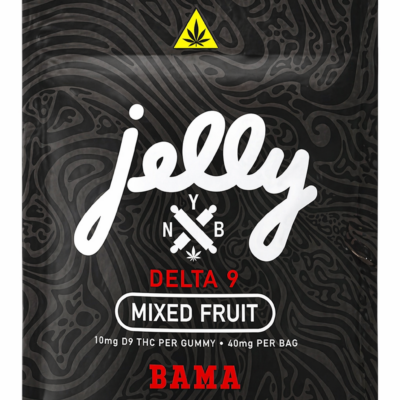 Jelly -Bama Gummies - D9 THC - Mixed Fruit - 40MG