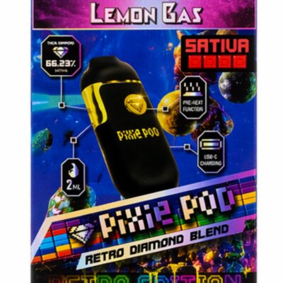 Pixie Dust - Disposable Vape - THC-A - lemon-gas - 2ML