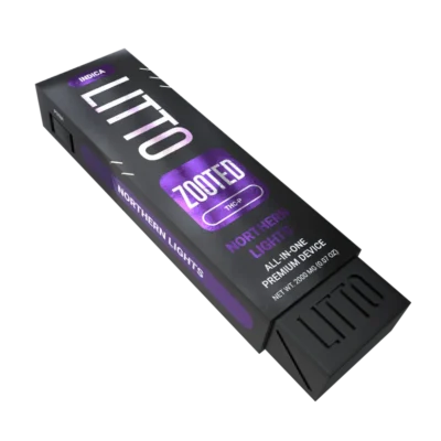 LITTO ZOOTED THC-P Disposable 2G Northern Lights Indica