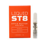 Liquid ST8 – Delta-8 Cartridge – Apple Butter Gelato – Hybrid – 1ml