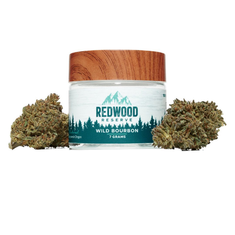 Redwood Reserves CBD Flower – Wild Bourbon – Sativa – 3.5g | 7g