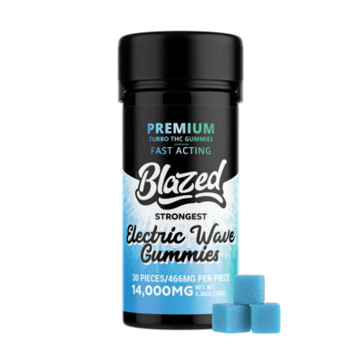 Blazed 14,000MG Turbo THC Gummies - 30 Gummies