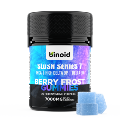 Binoid Slush Series Super 7 Gummies THCA +D9 - 7000mg - 20 Gummies