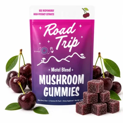 Road Trip Motel Blend Mushroom Gummies – 8 Count