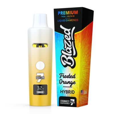 Blazed Premium Liquid Diamonds Disposable Vape  THCA + Delta 9P -7 Grams  Multiple Strains