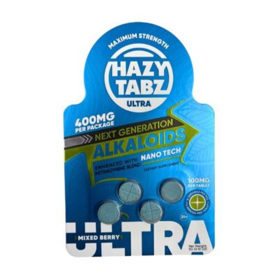 Hazy Tabz Ultra Next Generation Alkaloids Kratom - Available in Multiple Flavors -400mg