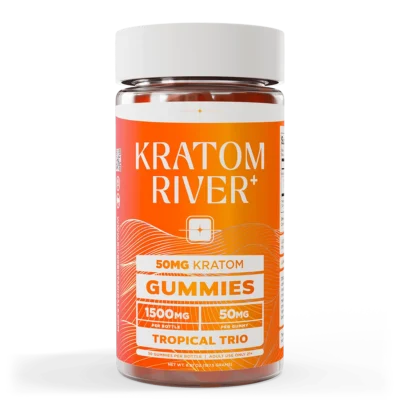 CANNA RIVER  Kratom Gummies Multiple Flavors Available  1500MG | 30 Gummies