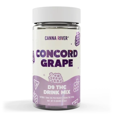 Canna River D9 Drink Mix Delta 9 THC Multiple Flavors Available 15MG | 10 Count