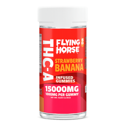 Flying Horse Infused Gummies THCA Multiple Flavors -15000MG - 15 Count