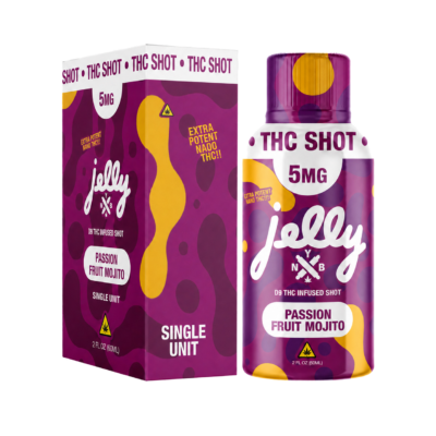 Jelly D9 THC Infused Shot 5MG – 2 fl oz – Multiple Flavors