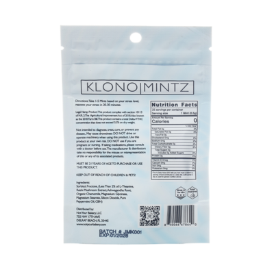 Jelly – Klono Mintz CBN Infused Mints – THC Free – 25 Count