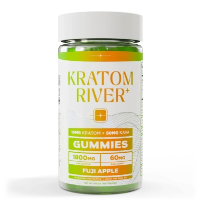 Canna River Kratom + Kava Gummies Multiple Flavors Available - 1800MG | 30 Gummies