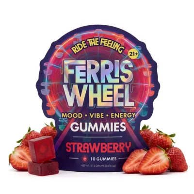 Ferris Wheel Daily Mood Gummies Kanna Multiple Flavors Available -10 Gummies