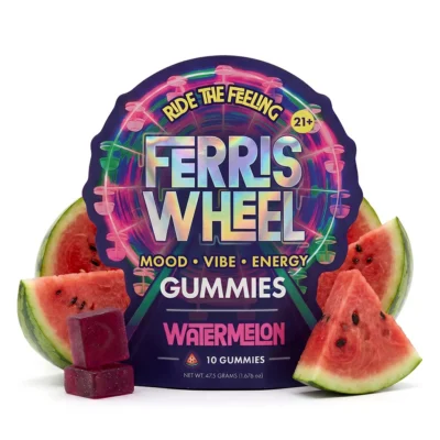 Ferris Wheel  Daily Mood Gummies  Kanna  Multiple Flavors Available -10 Gummies