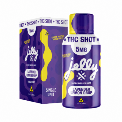 Jelly D9 THC Infused Shot 5MG – 2 fl oz – Multiple Flavors